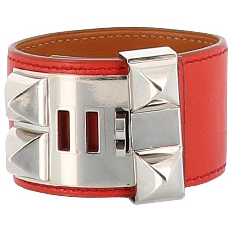 hermes armbånd orange|hermes leather bracelets.